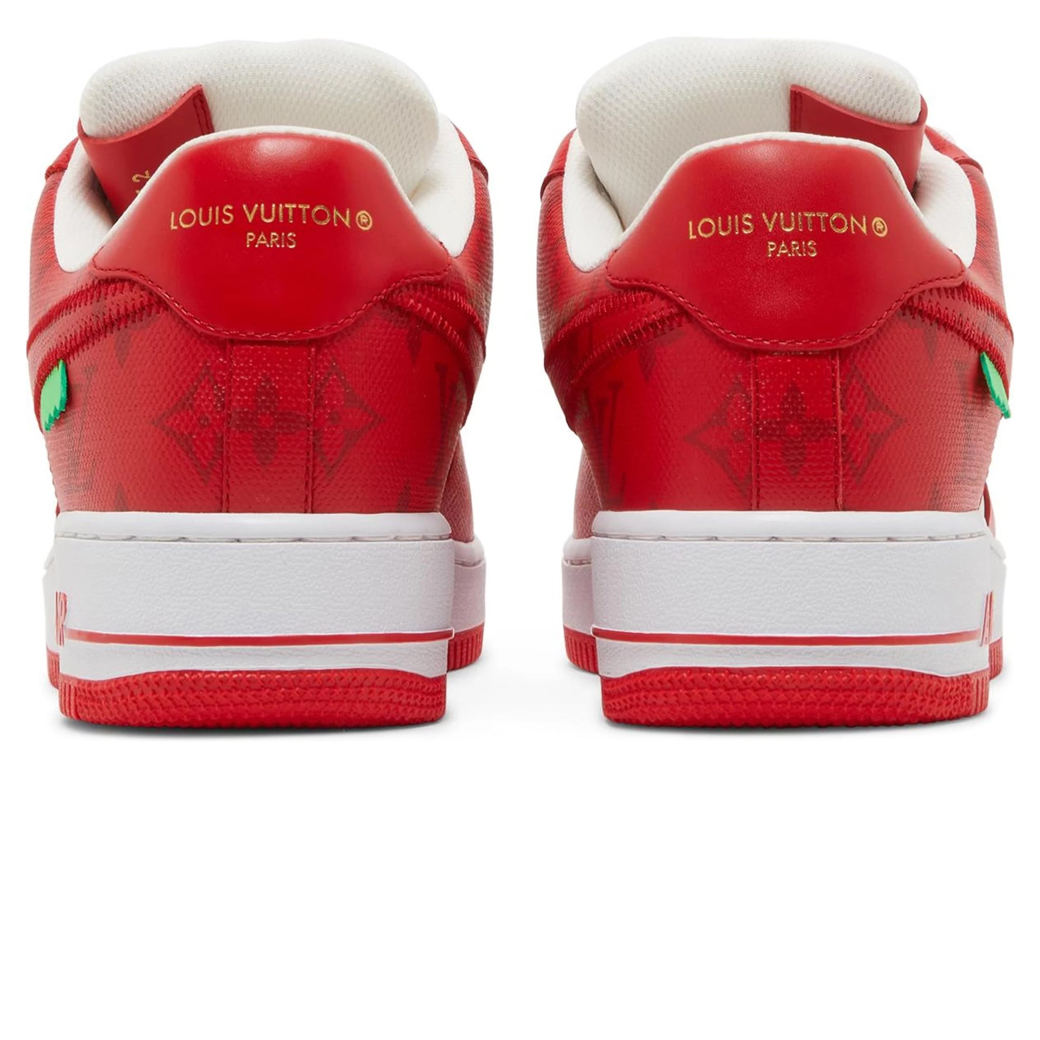 Image of Louis Vuitton x Nike Air Force 1 Low White Red